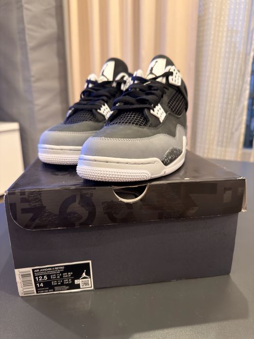 Jordan 4 Retro Fear, nou nouti in cutie, achizitie Nike RO, marimea 47
