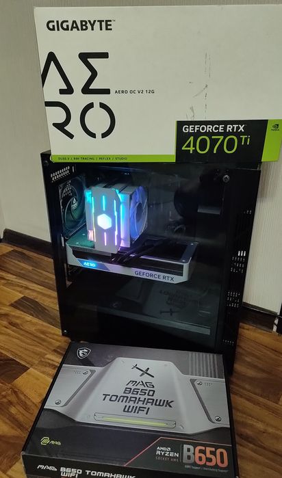 RTX4070Ti/Ryzen7 7800X3D/B650 MSI MAG Tomahawk WI-Fi/32gb ddr5 6000Mhz