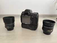 Nikon D600 cu Grip, 3 acumulatori, 2 Obiective, 2 Blitz-uri, 60k cadre