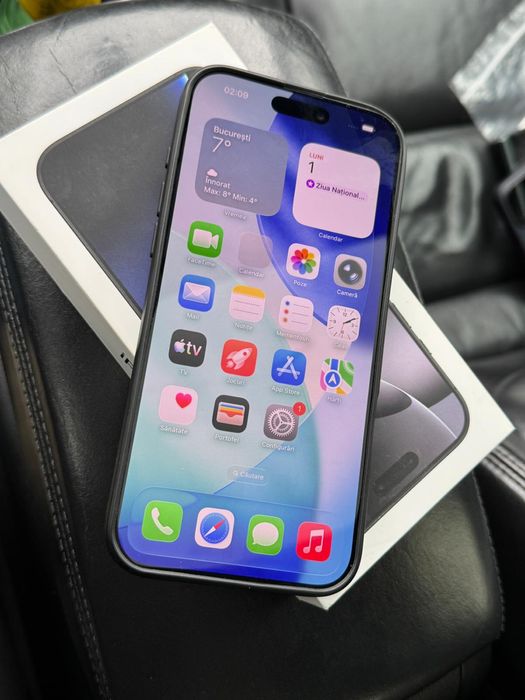 Vand/ Schimb Iphone 16 pro Max Black, 256gb, neverlock