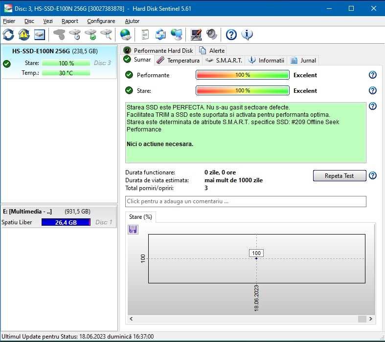 SSD NOU m.2 256gb Hikvision Sata 3 m2