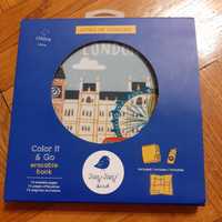 Carte copii refolosibila pentru desen. Cities of wonder London