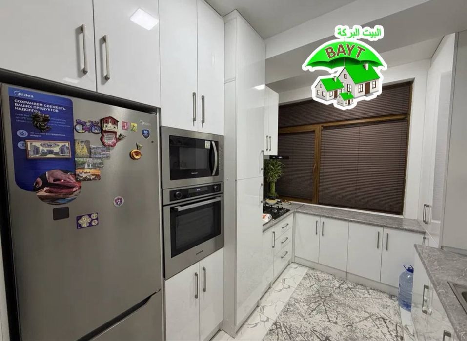 Новостройка 2/6/10 Яккасарой Саламатина 57м²/С ремонтом Мебель+Техника