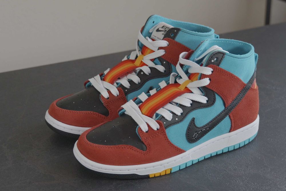 Нови! Nike SB Dunk High Di'orr Greenwood Navajo Arts - 37,5 номер