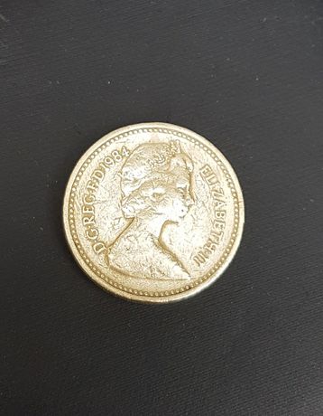 Moneda Moneda Elizabeth II D.G.REG F.D. 1984 One pound