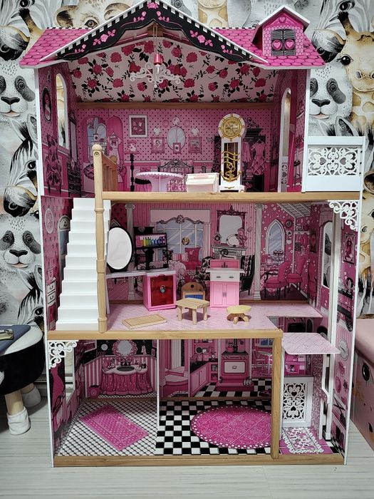 Casuta pentru din lemn Amelia KidKraft casute papusi pentru fetite