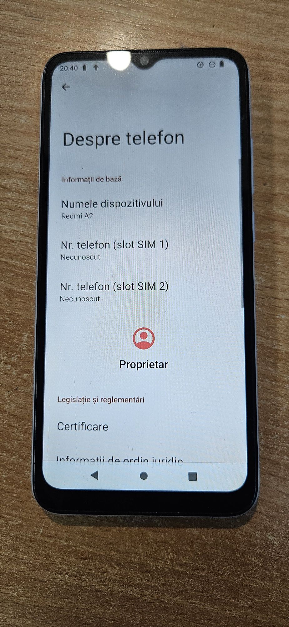 Redmi A3 albastru