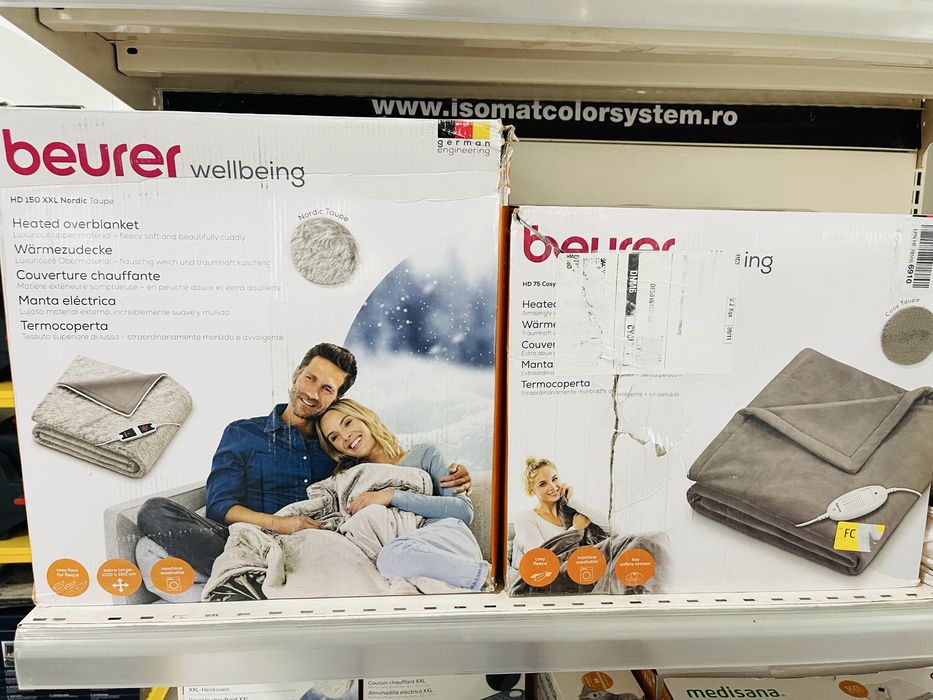 Pături și perne incălzite electric Noi
