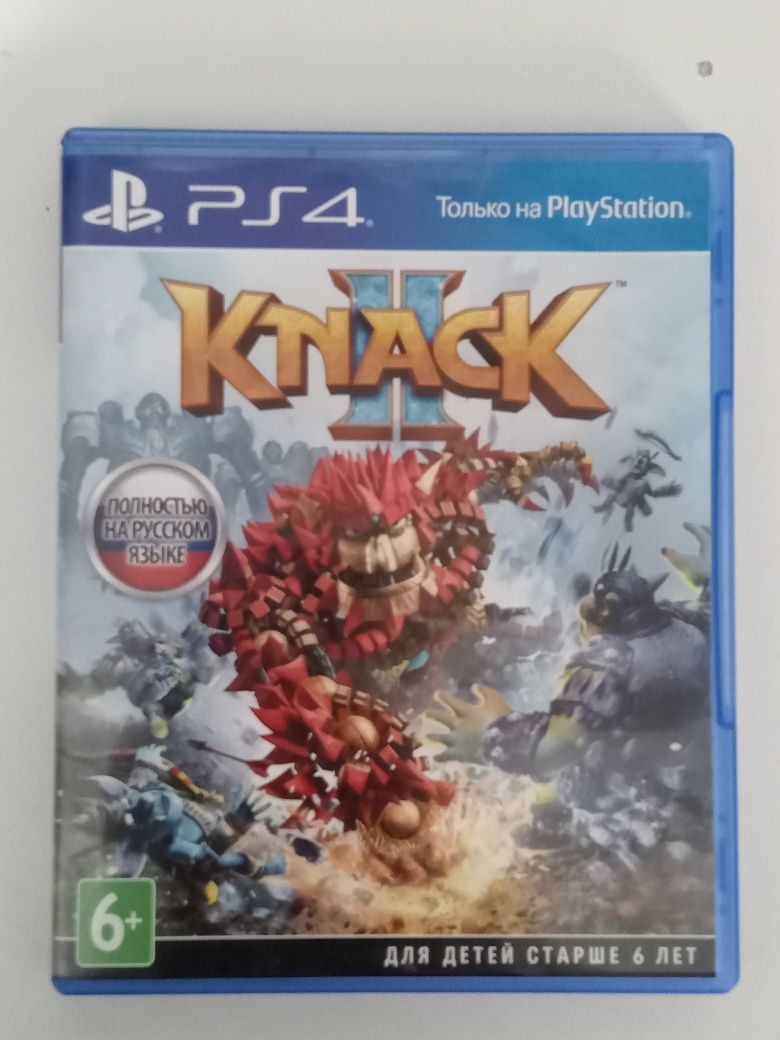 Игра Knack 2 на пс 4 без царапин и повреждений, есть обмен