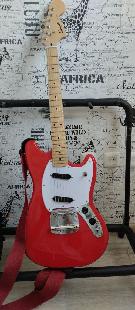Гитара fender squier mustang