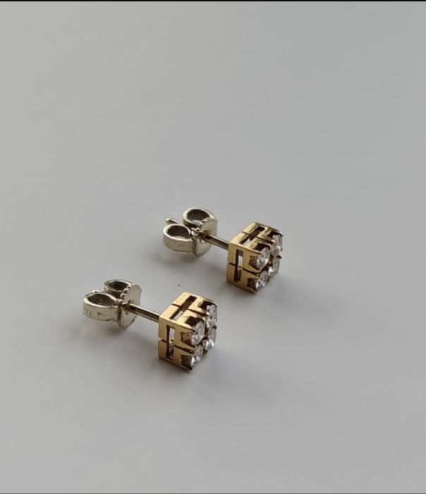 Cercei aur 18k vechi provenienta Italia