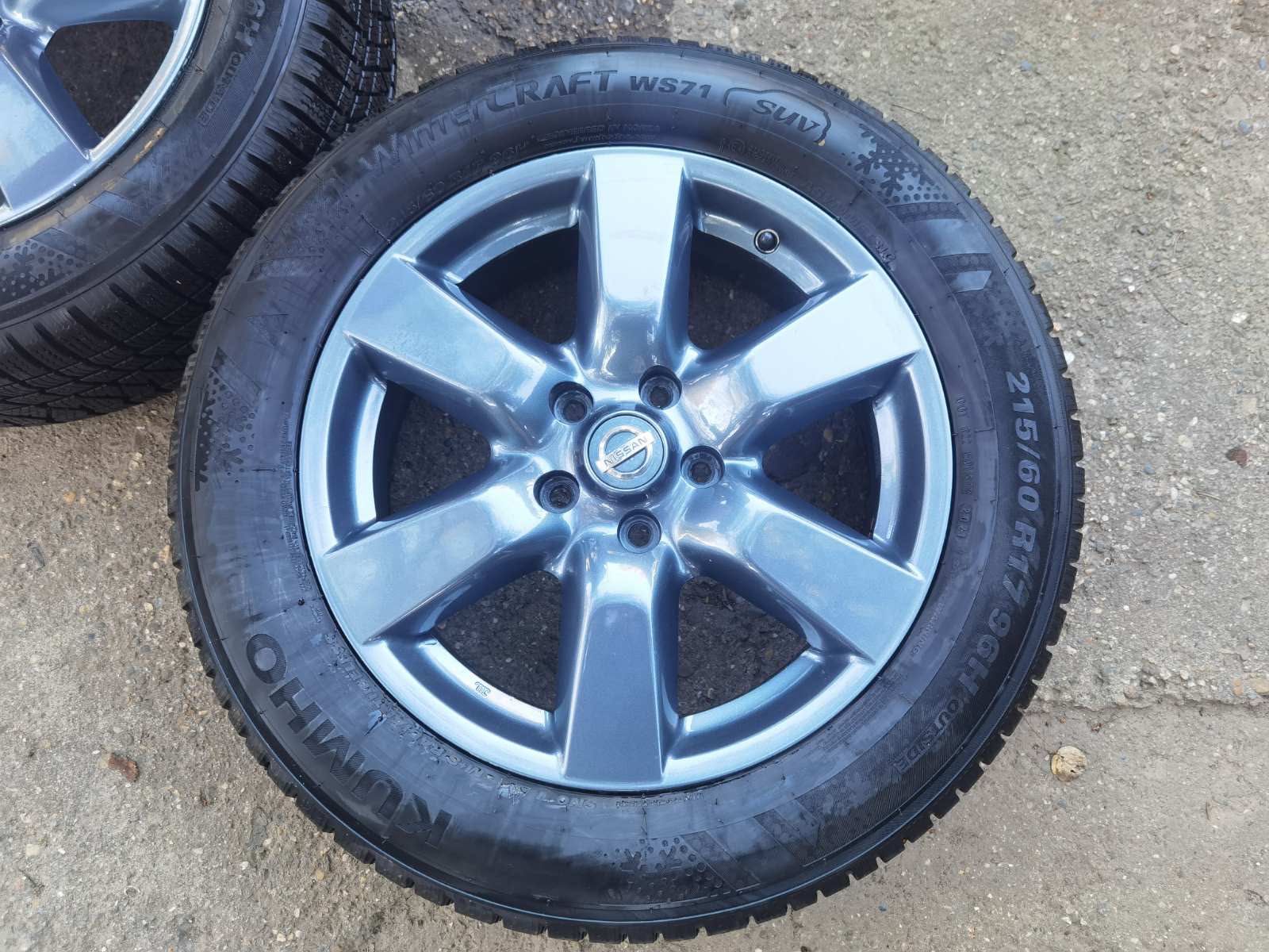 215 60 17 зимни гуми с джанти за Nissan