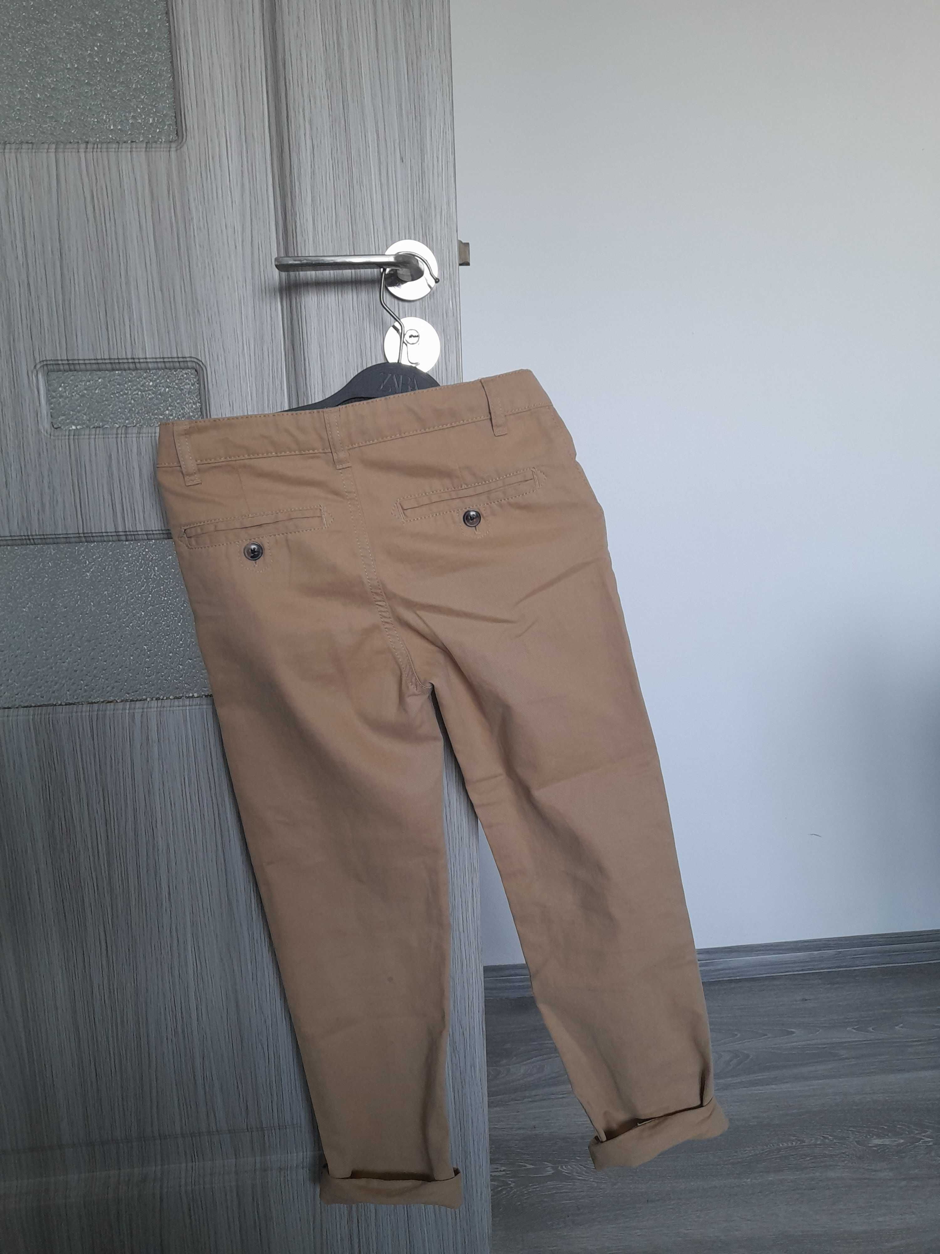 pantaloni crem chino pentru baieti