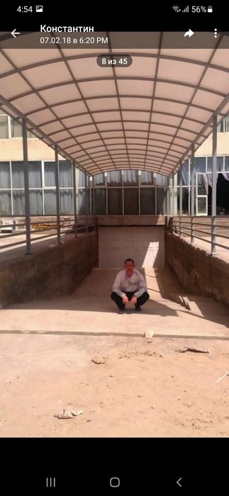 Устанавливаю навесы из баннера