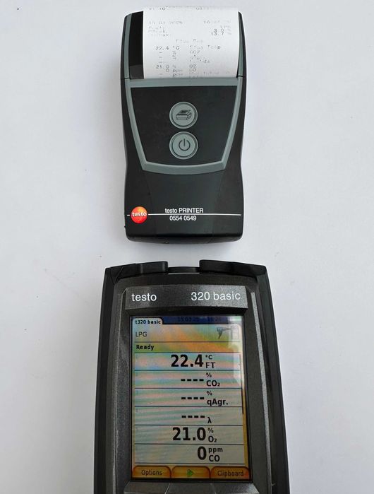 TESTO 320 Basic - Газ анализатор перфектен комплект