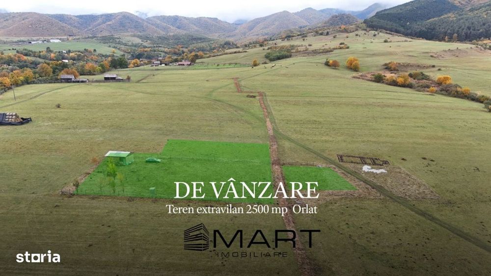 Teren  extravilan 2500 mp in Orlat