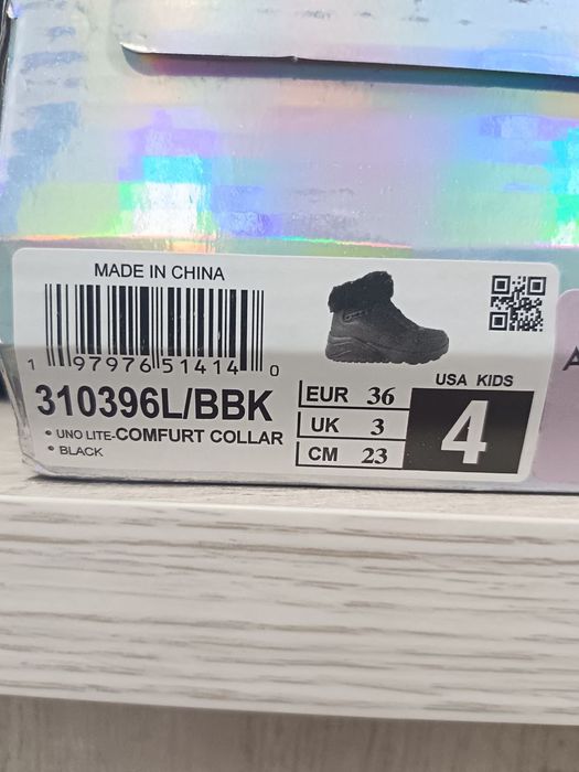 Skechers ботинки для девочек