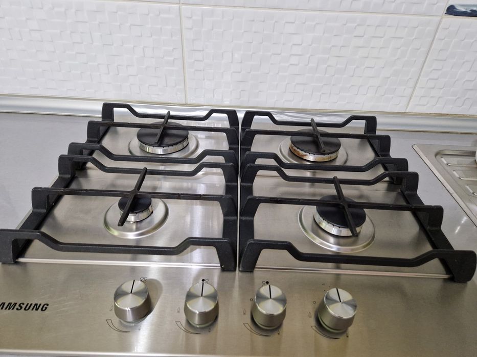 Plita incorporabila Samsung, Gaz