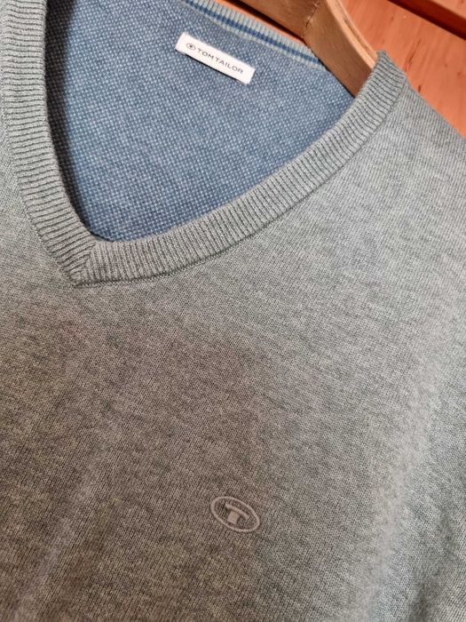 Pulover in V de barbati TOM TAILOR nr L