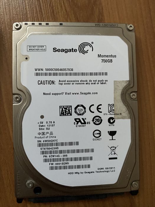 Hard disk laptop 2.5” ,100% viata