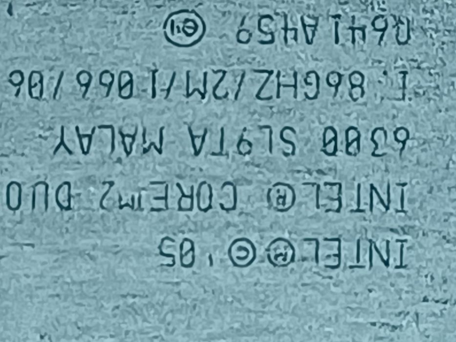 Procesor Intel core duo 1,86Ghz  in stare buna

#8