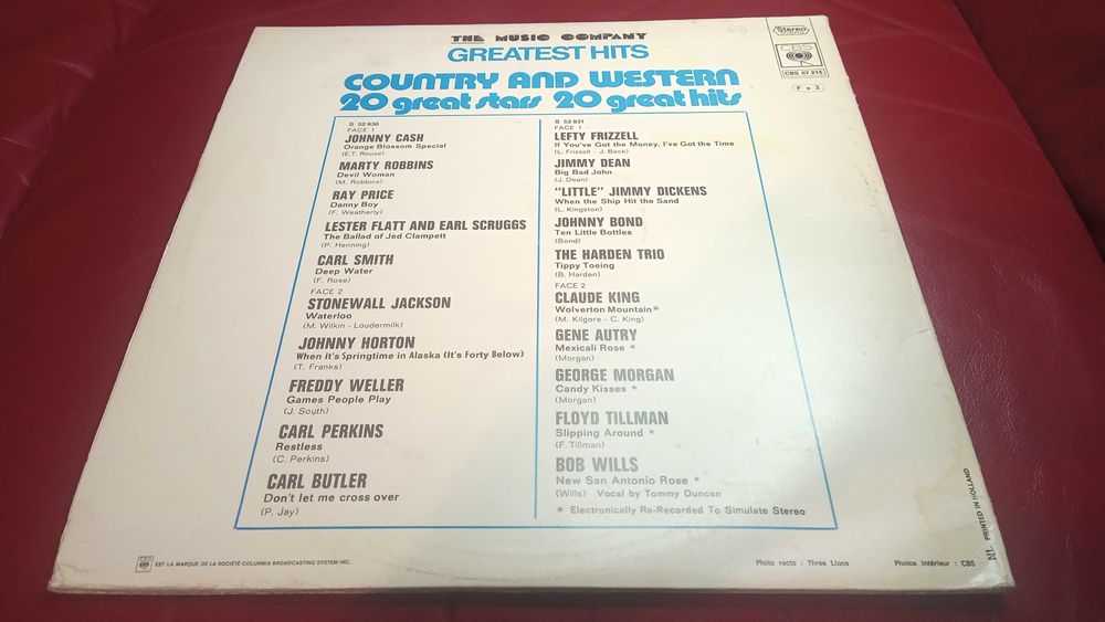 Дългосвирещи плочи Jim Reever – двоен, сборен двоен, Yvonne Carre