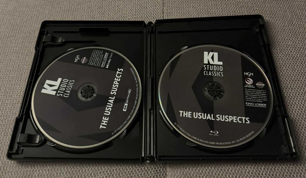 The Usual Suspects 4K UHD Rar Import SUA Kino Lorber