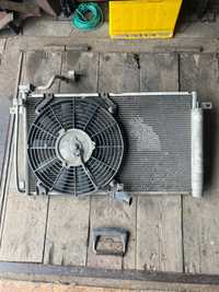 Вентилятор и радиатор кондиционера приора