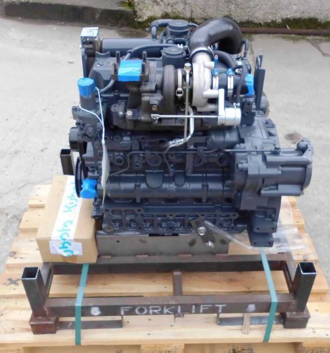 motor kubota v3307 cu turbo pentru manitou mlt523, 75 hp