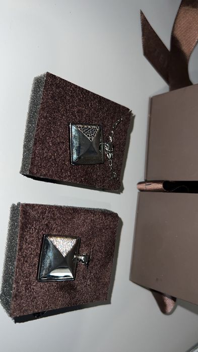 Lanț cu pandantiv Silver Pyramid barbati