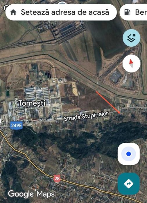 Persoană fizică vând teren Tomesti