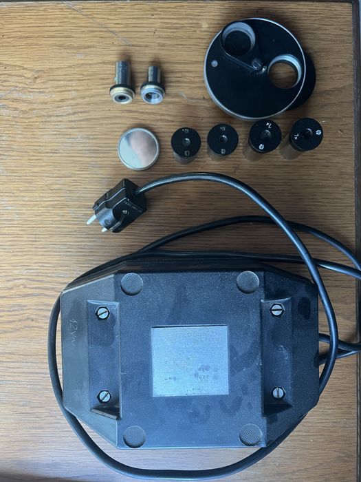 Lot accesorii microscop IOR + cutie