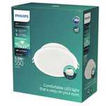 Philips Spot LED încastrat Meson 6W 550 lumeni, 4000K, Ø95 mm, alb