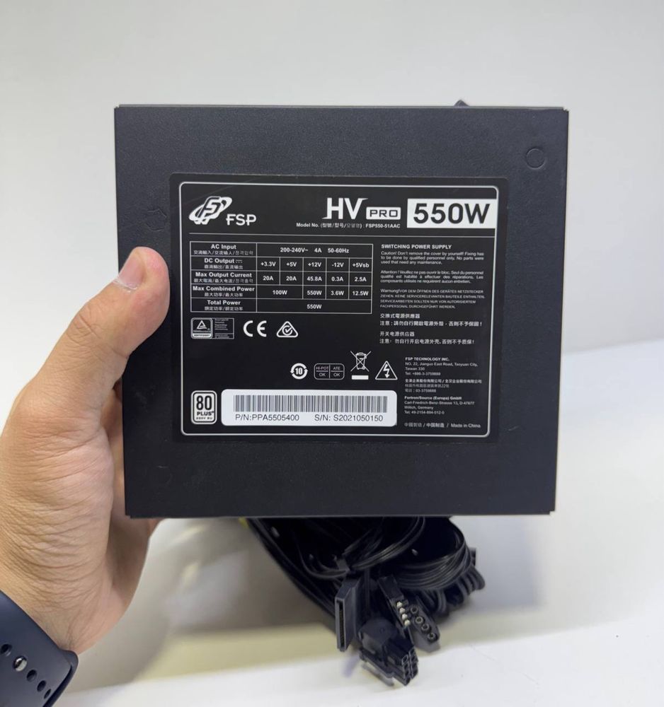 FSP 550W Zo’r Original Blok 80+ 4ta bor