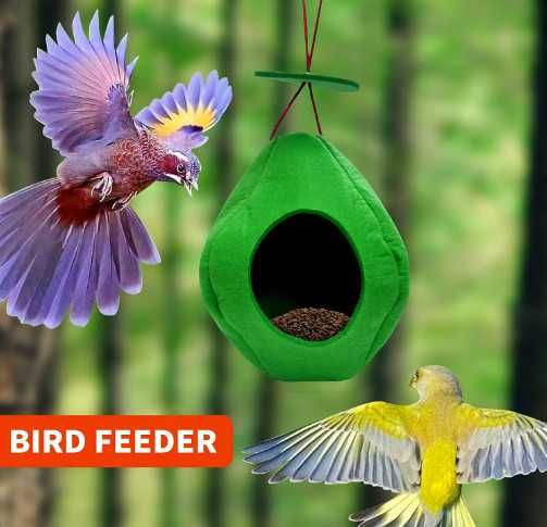 Висяща хранилка за диви птици, дизайн на птиче гнездо