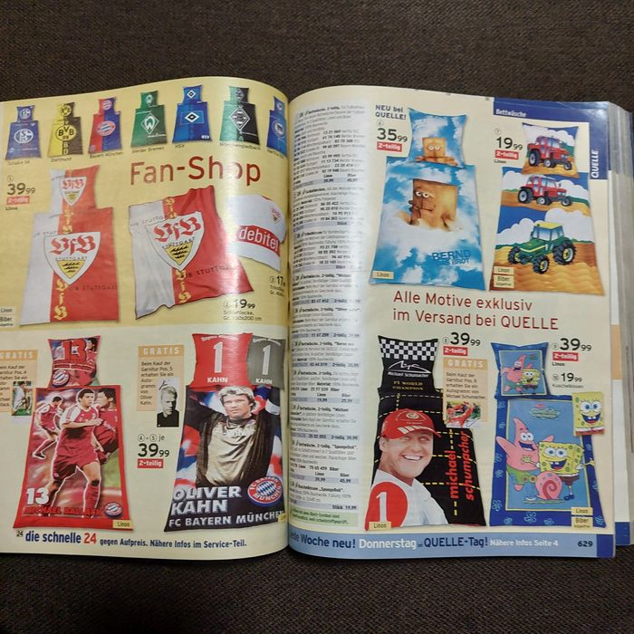 Списание quelle 2005