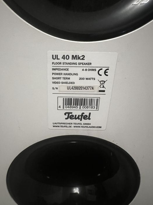 Sisitem Audio Teufel Ultima + Amplificator Denon Avr-x2100w