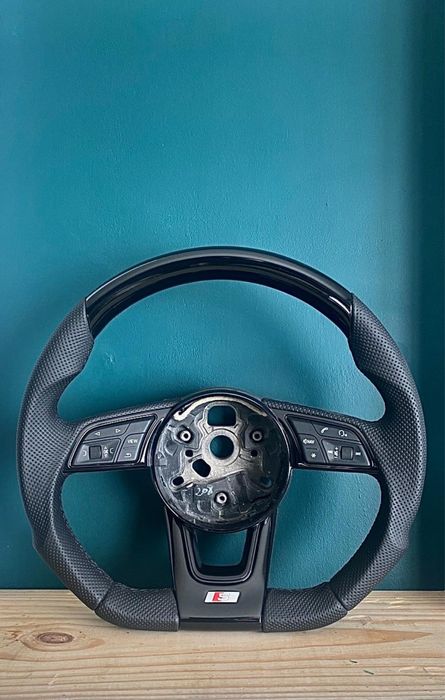 Volan Audi S/RS cu padele, black piano