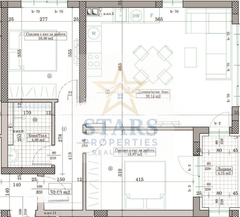 Продажба 3-стаен гр. Варна - Погреби 97m²
