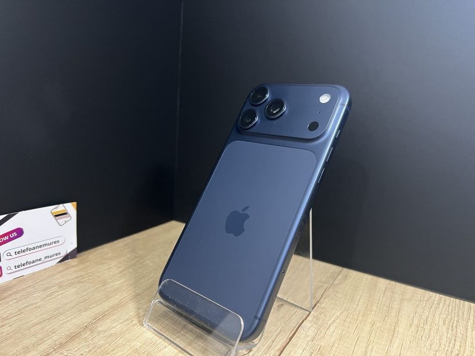 Iphone 17 Pro Max 256Gb Deep Blue Second-Hand Ca nou 3 ani garanție, T