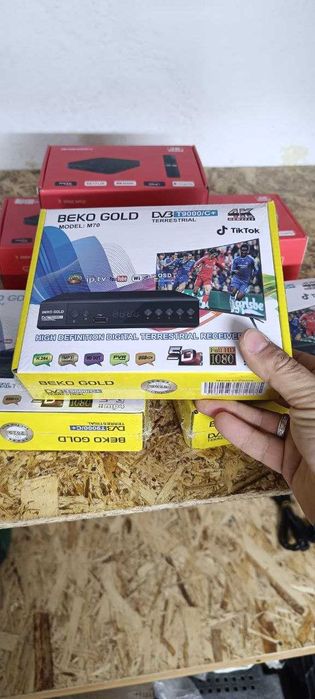 Bepul O'zbekiston yoki kabel kanallari uchun tuner DVB-T2 va DVB-C