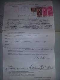 Document fiscalizat 1931,LICEUL DE FETE Braila,Andrei Condratescu