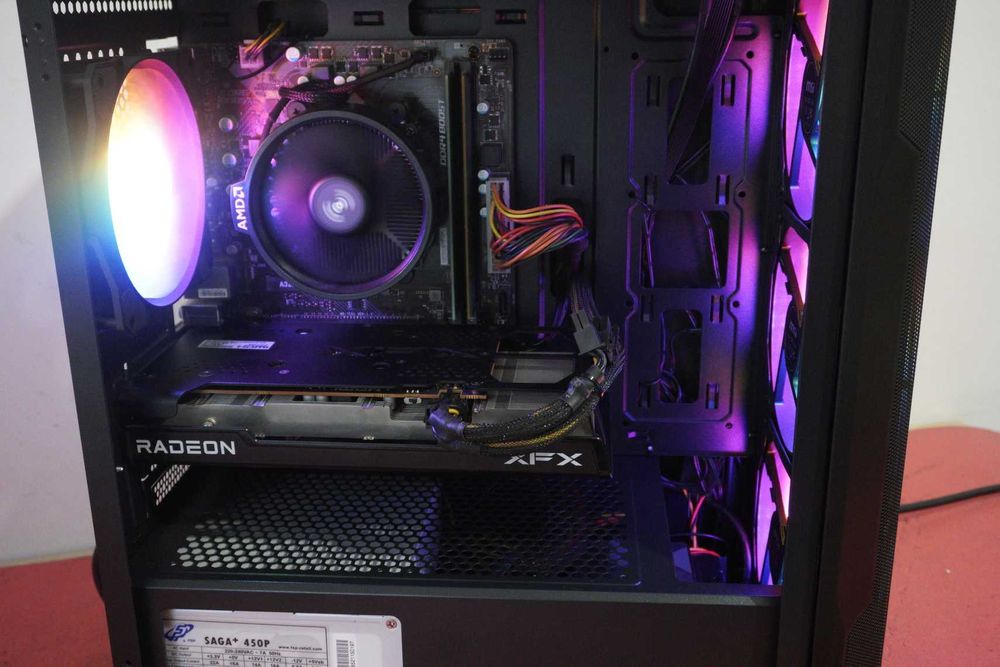 Gaming: Ryzen 4500/ 16GB/ 512GB SSD/ RX 6600/ RGB Case / Вкл.ДДС