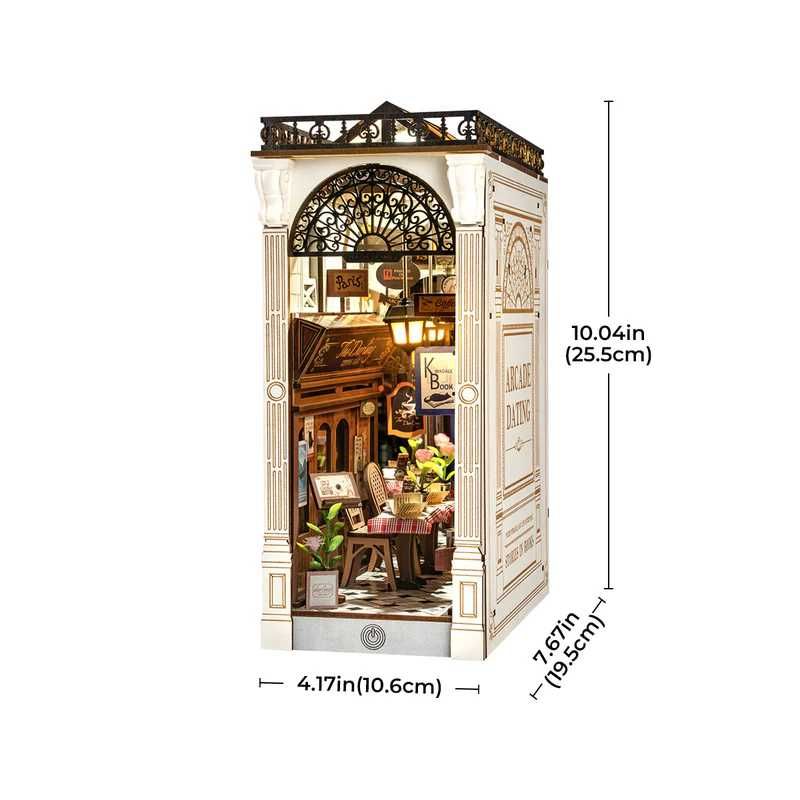 Кътче за книги Arcade dating – сглоби сам, LED ефект, уникален подарък