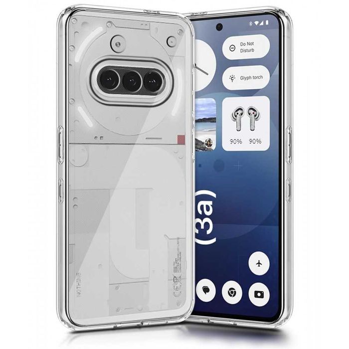 Прозрачен силиконов гръб Crystal за Nothing Phone 3a, Phone 3a Pro