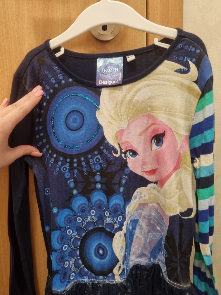 Rochie Desigual Elsa Frozen 9-10 ani