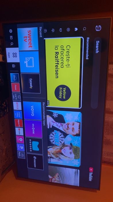 Vand televizor plasma smart, Crystal uhd 4k smart 138 cm 55