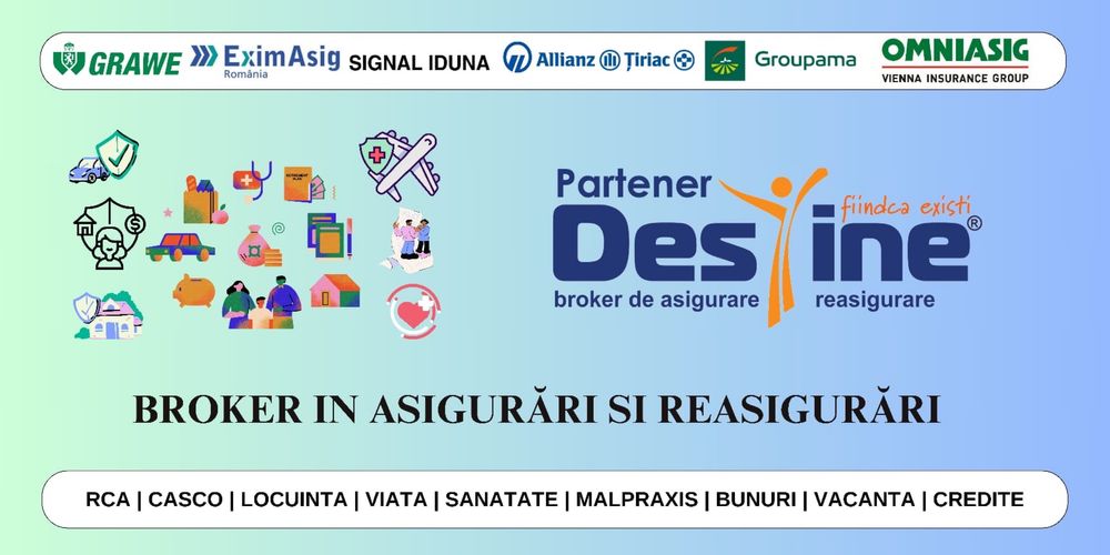 Asigurari complete: RCA, CASCO, Sanatate, Viata, Calatori si Vacante