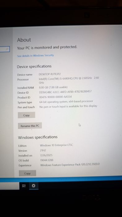 Laptop Dell Latitude 5580 – i5, 8GB RAM, SSD, business class