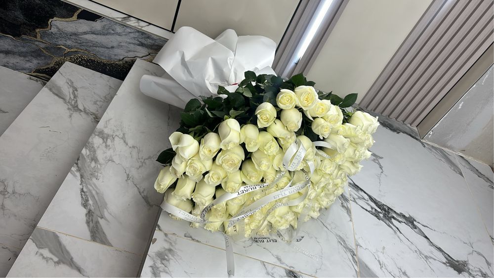 Цветы 101 розаааа